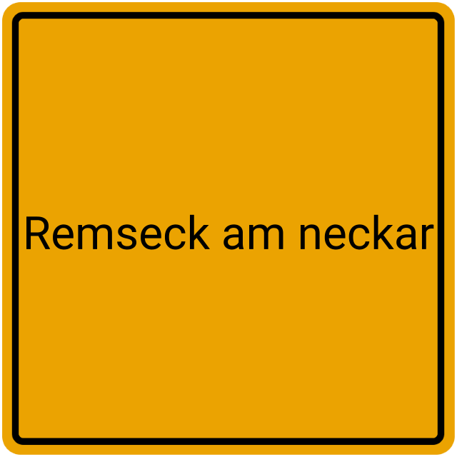 Meldebestätigung Remseck am Neckar